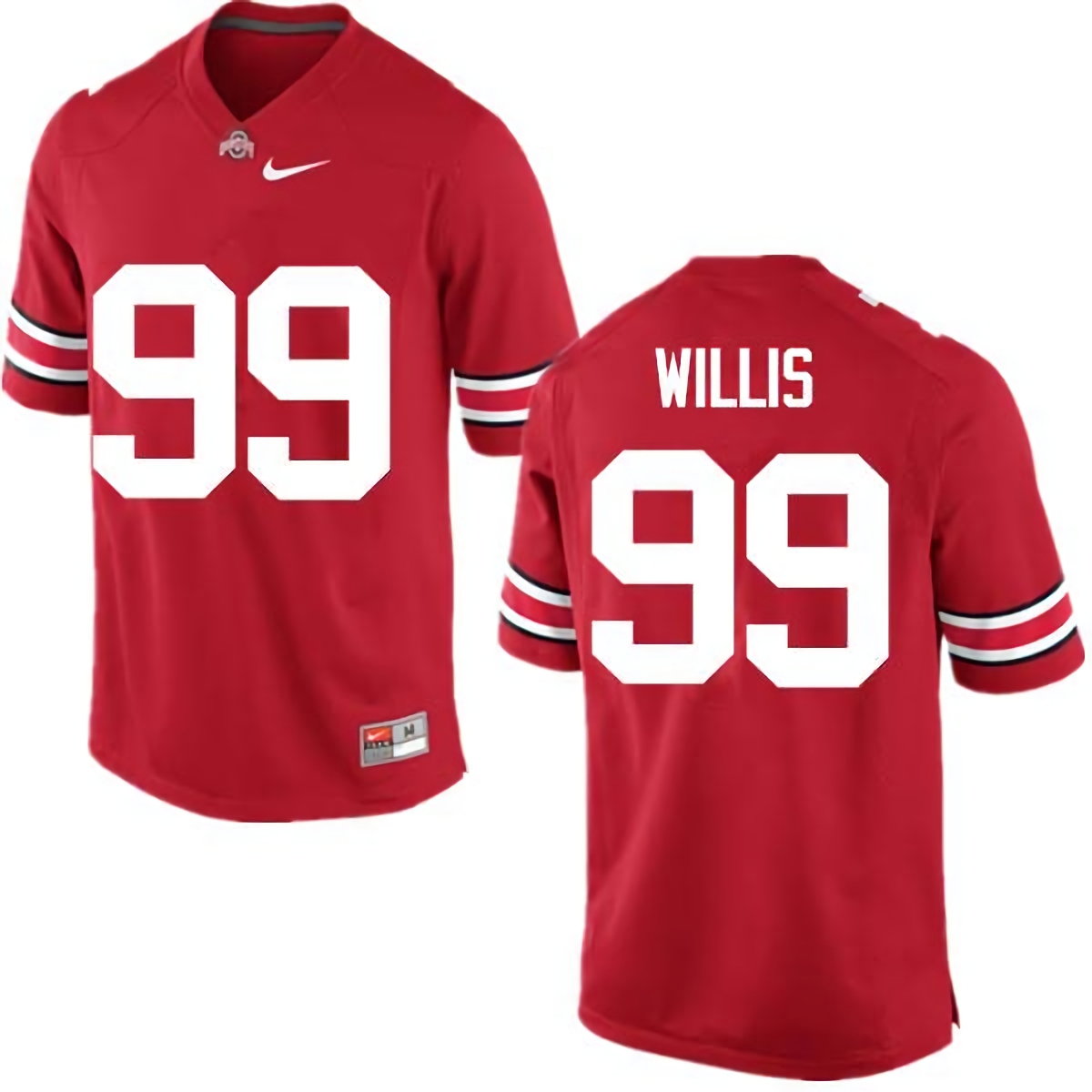 Bill Willis Ohio State Buckeyes Men's NCAA #99 Nike Red College Stitched Football Jersey QNK5756TY